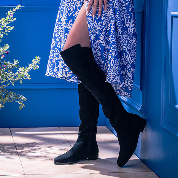 Italian Suede Ankle Boots